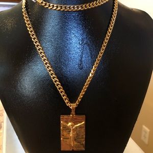 Men gold plated chain